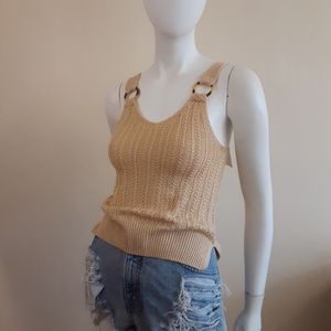 NWT Hippie Rose Sunnyside Sleeveless Knit Top